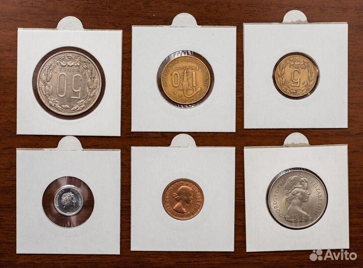 Монеты с животными и другие разных стран