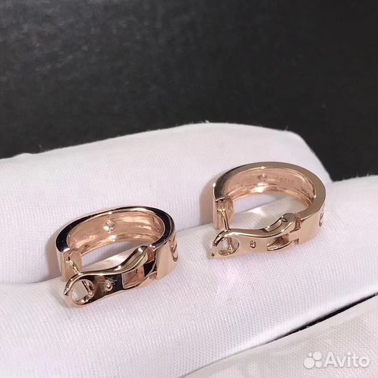 Картье love серьги 0,06 ct