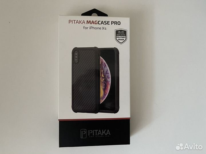 Чехол pitaka MagCase Pro для iPhone X / XS