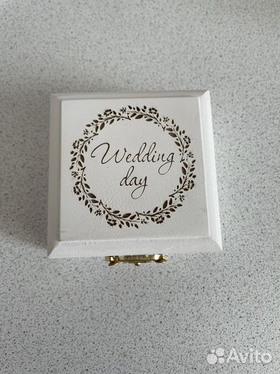 Свадебный сундучок для денег, шкатулка для колец