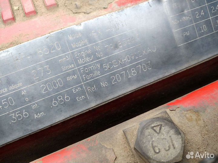 В разборе Двигатель cummins ISX15 EGR, 450л.с