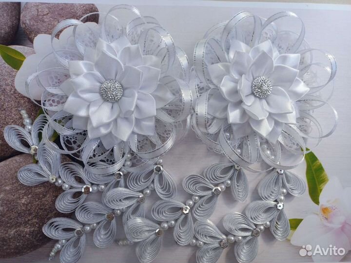 Школьные бантики для волос