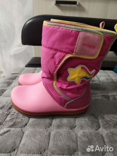 Сапоги для девочки crocs C10