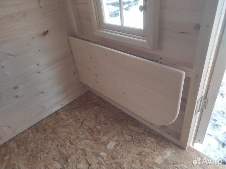 Деревянный игровой домик для детей