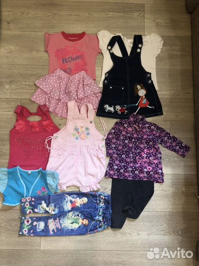 Пакет вещей на девочку от года до трёх