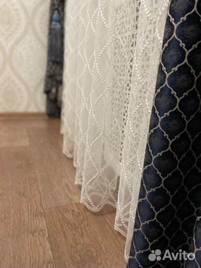 Комплект шторы и тюль