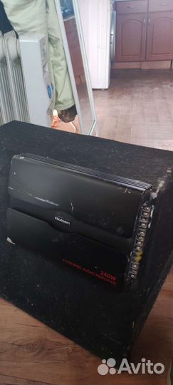 Сабвуфер и усилитель