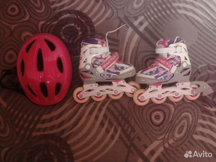 Роликовые коньки детские раздвижные