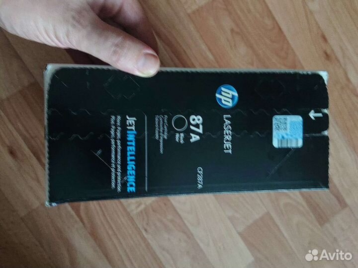 Картридж оригинальный hp cf287a без коробки