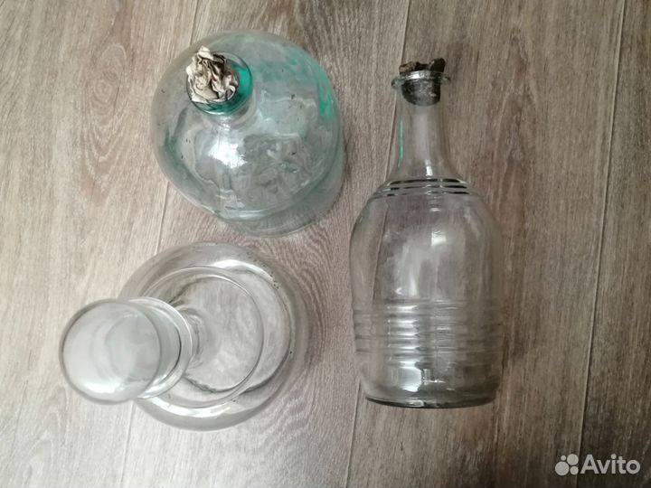 Бутыль, графины советские