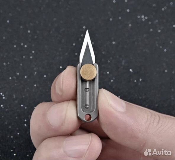 Карманный латунный мини нож
