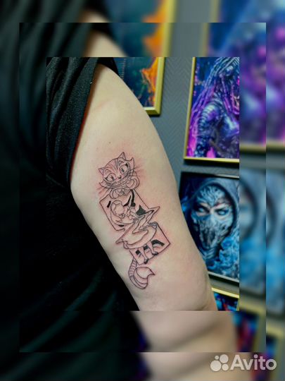Модель на тату