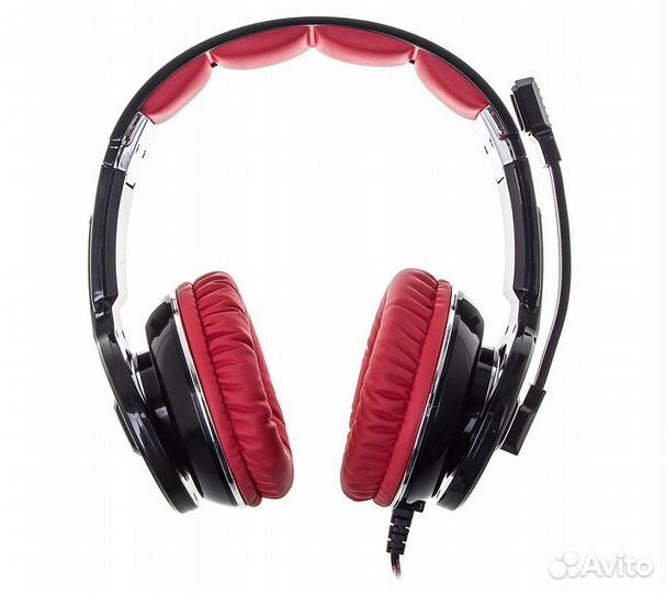 Компьютерная гарнитура Оклик HS-L350G Red War, чер