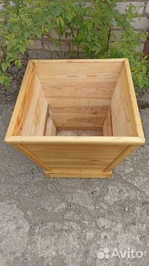 Деревянная кадка/ кашпо для растений