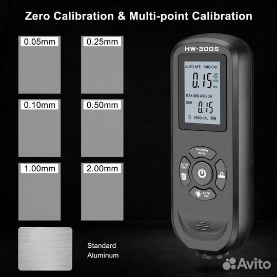 Толщиномер HW-300S Доставка