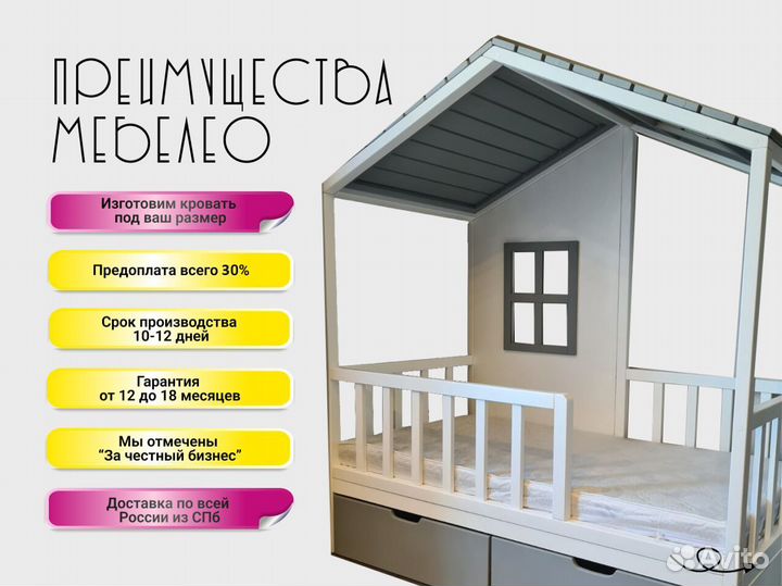 Детская кровать для двоих