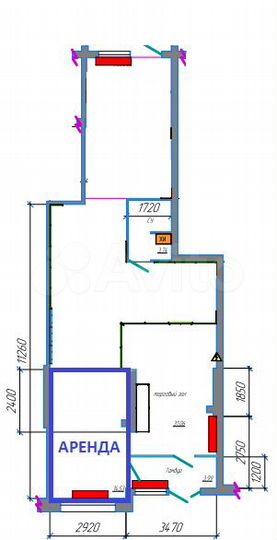 Мурино, аренда помещения, 15 м²