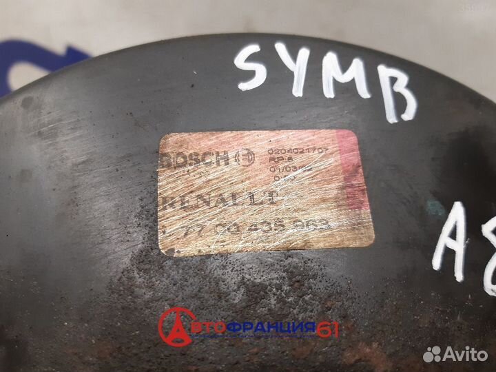 Вакуумный усилитель тормозной, 7700435963 renault