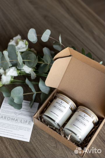 Ароматизированные свечи ручной работы