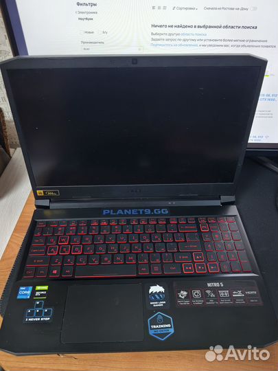 Acer nitro 5 an515 56 / 16gb / 1650 4gb / i5 11300