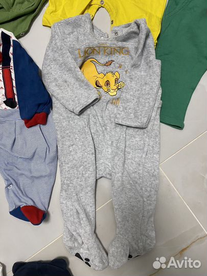 Продам огромный пакет вещей на мальчика 0-6 мес