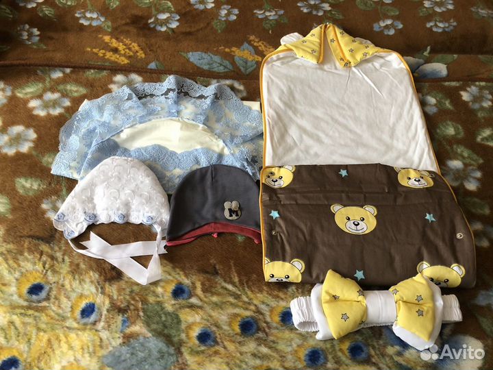 Конверт на выписку для мальчика весна - осень