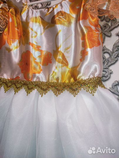 Нарядное платье для девочки 110 116