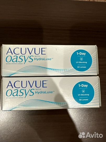 Линзы контактные acuvue oasys однодневные