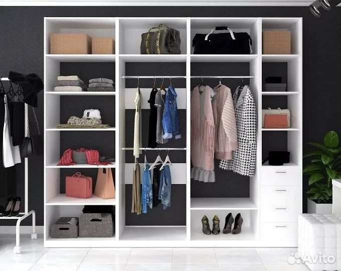Гардеробная монтаж в подарок
