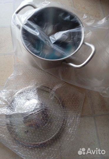 Кастрюля из нержавейки 9 л