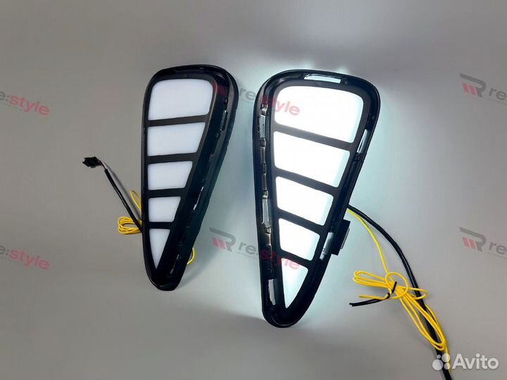 Ходовые огни Toyota Camry 55 14-17г 3 Режима K2422