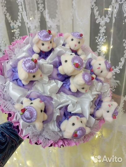 Букет из мишек