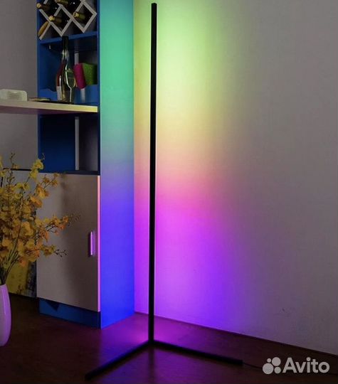 RGB LED Лампа (цветная напольная) 100 см