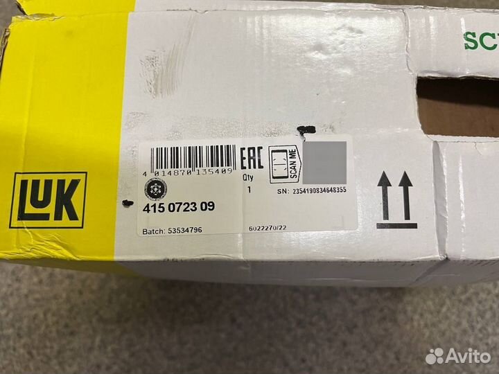 Маховик двухмассовый Luk 415072309