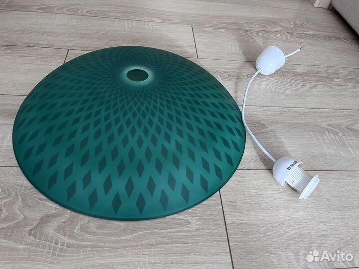 Люстра с абажуром стекло