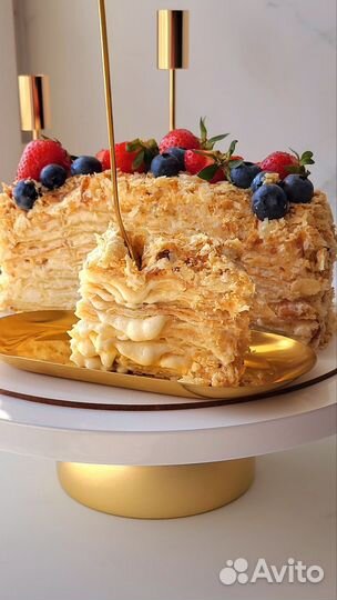 Торт Наполеон 3 вида, Королевский Медовик от 2кг