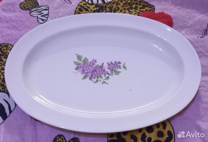 Блюдо фарфор Пролетарий