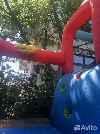 Батут с горкой Happy hop Замок