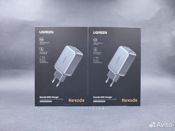 Ugreen 65W GaN сетевое зарядное (новое)