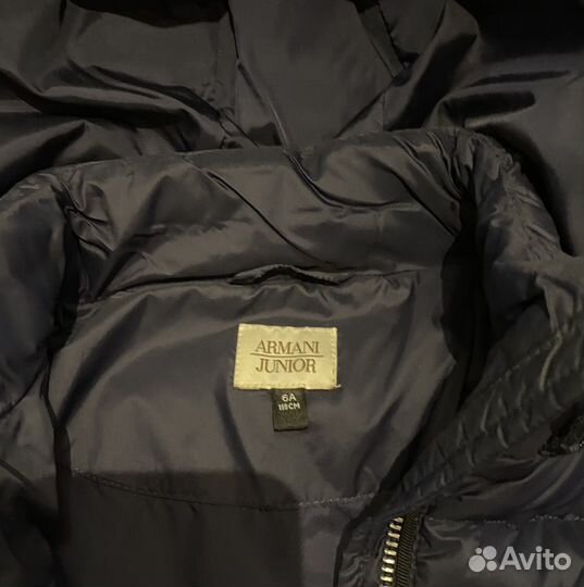 Пуховик Armani для девочки