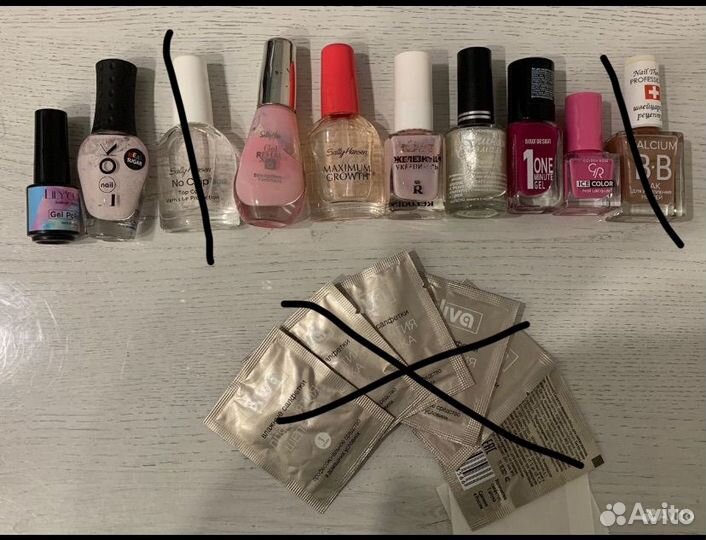 Лаки для ногтей sally hansen, nail look, frenchi