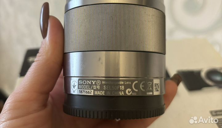 Объектив sony 50mm f 1 8