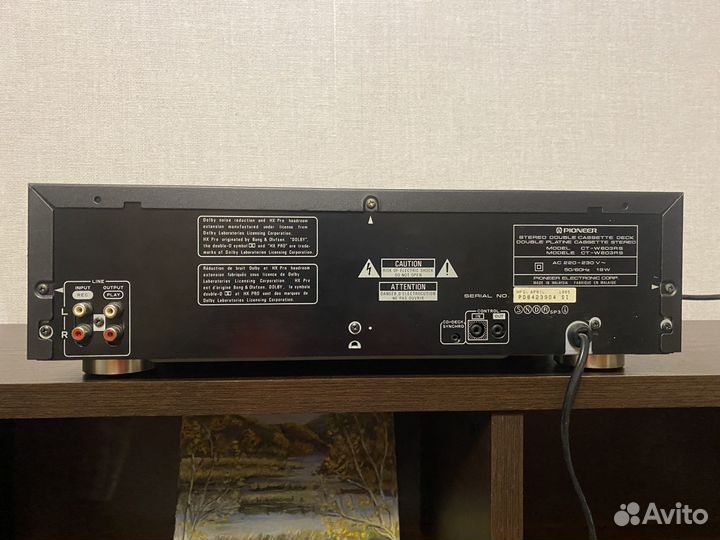 Дека кассетная pioneer ct-w603rs