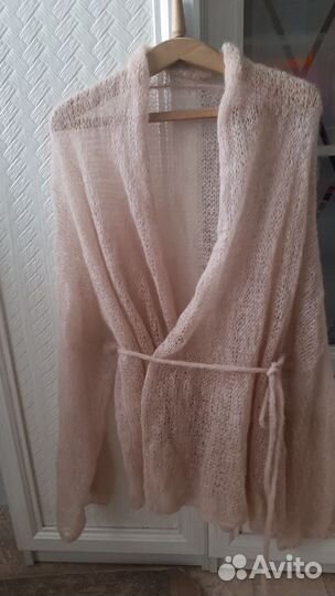 Кардиган паутинка из мохера