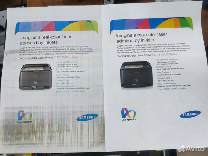 Ремонт цветных лазерных принтеров и мфу Samsung