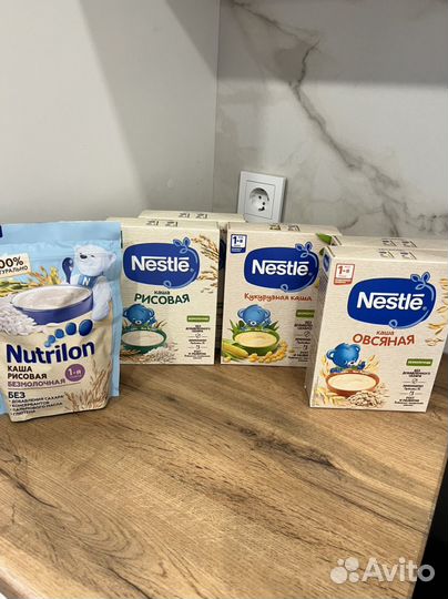 Каша nestle и nutrilon безмолочные