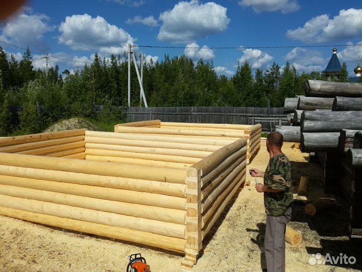 Срубы ручной работы беседки качели