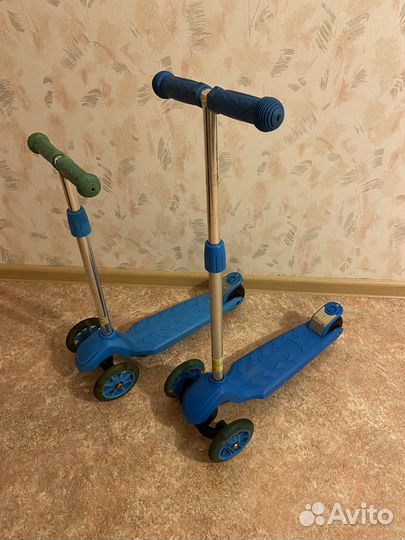 Самокат детский со светящимися колесами