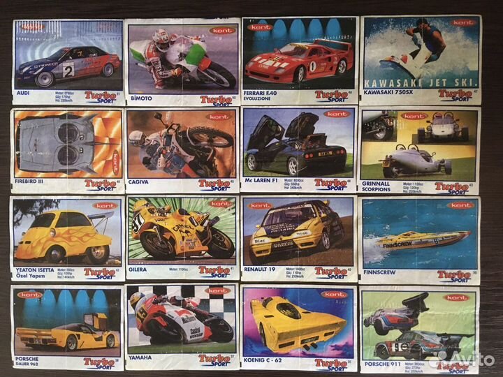 Вкладыши turbo/ серий много / на фото не все