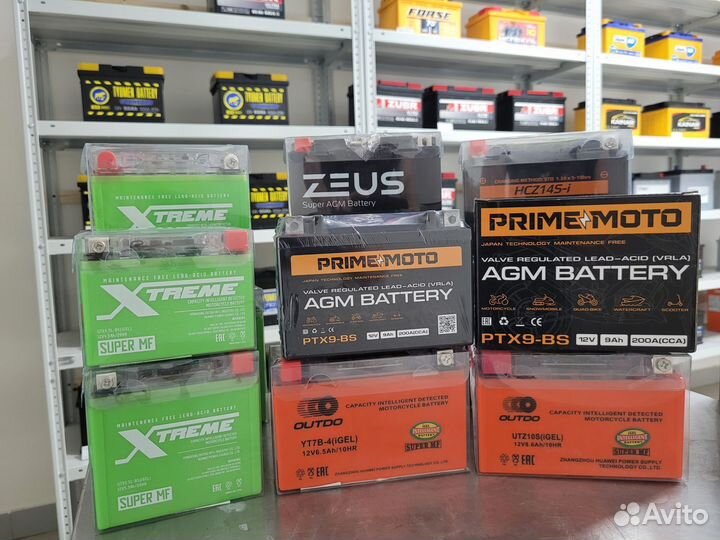 Мото аккумулятор Xtreme 10 Ah 12N10-BS п.п